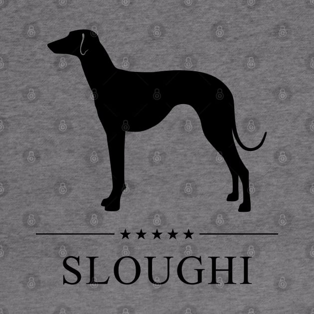 Sloughi Black Silhouette by millersye